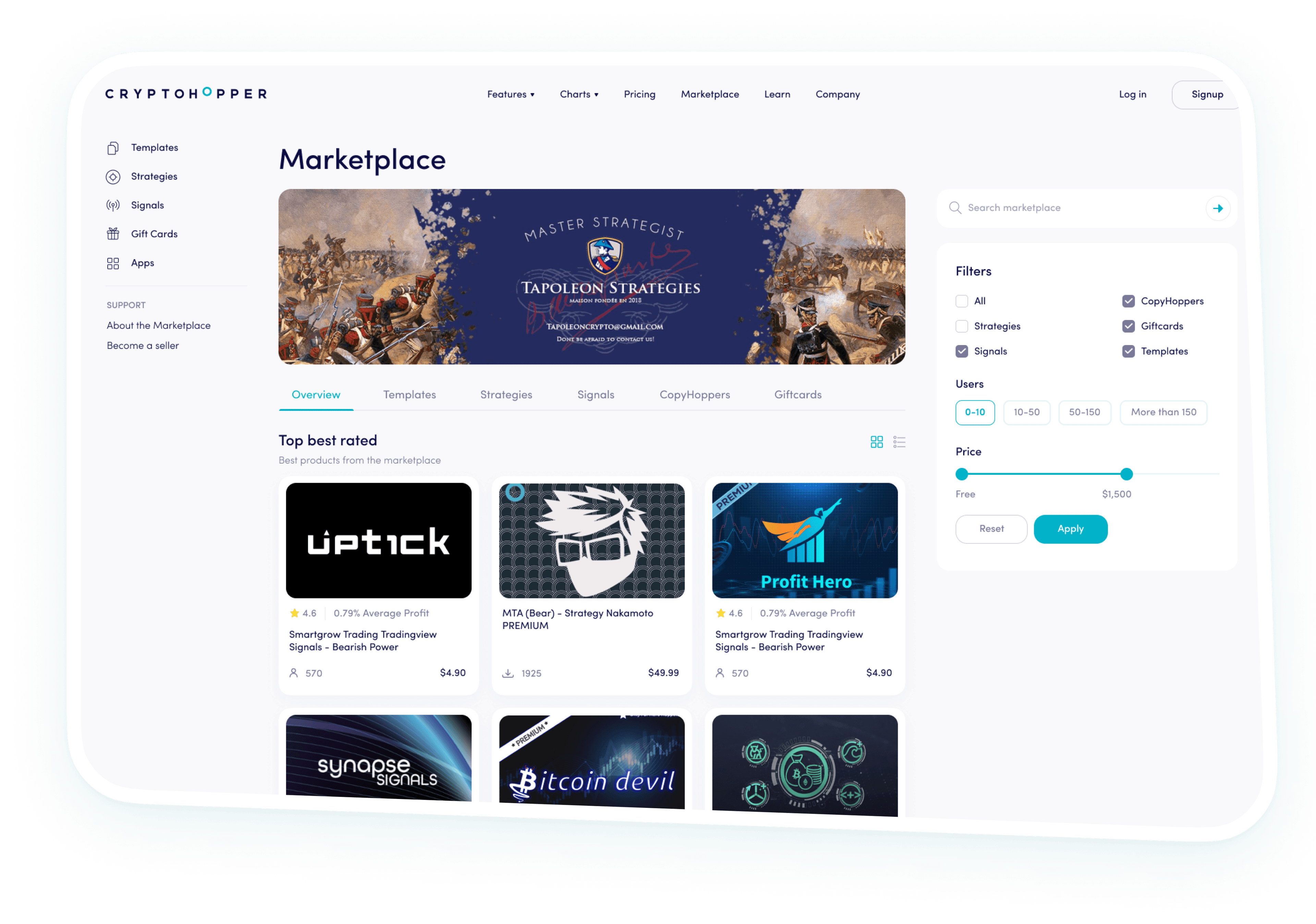 Image de la page marketplace