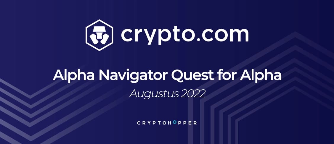 Crypto.com Alpha Navigator Quest for the month August