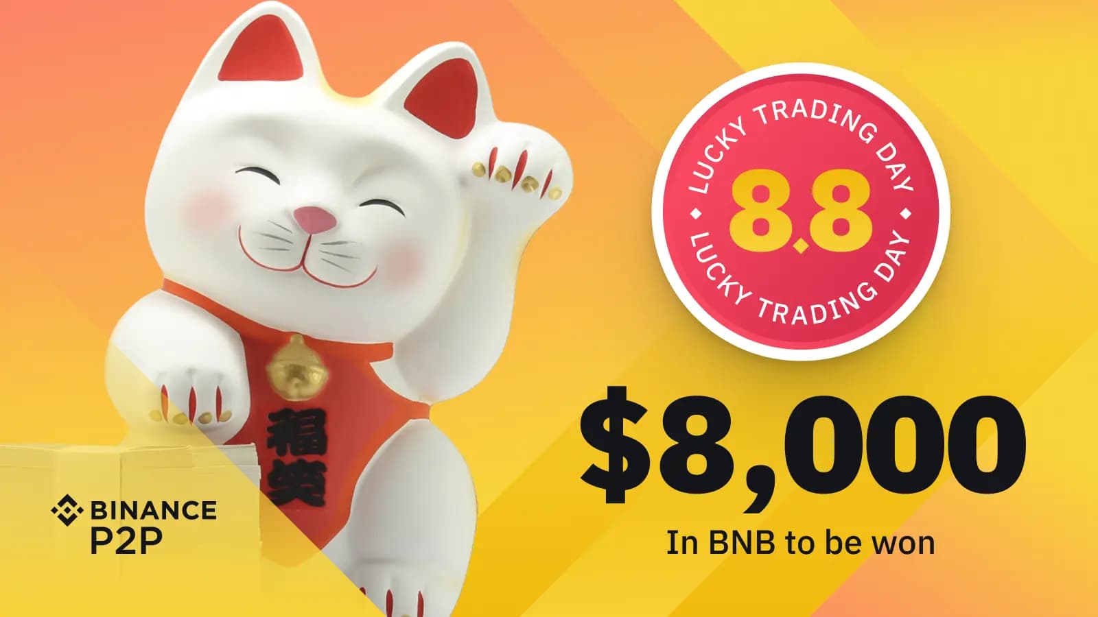 Let’s Celebrate 8.8 the Lucky Day, Get Free Cash Vouchers
