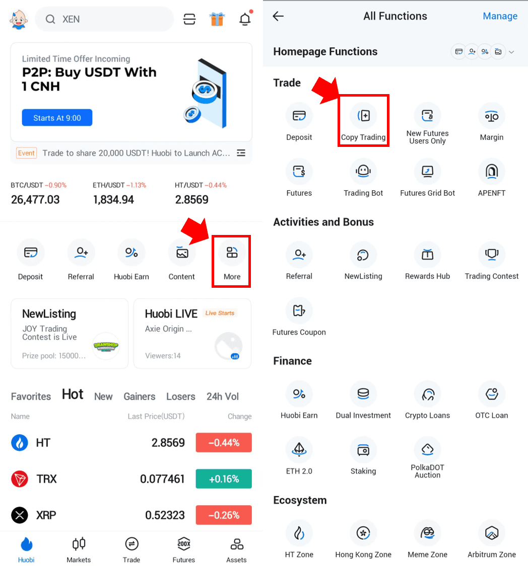 How to Enable Copy Trading?