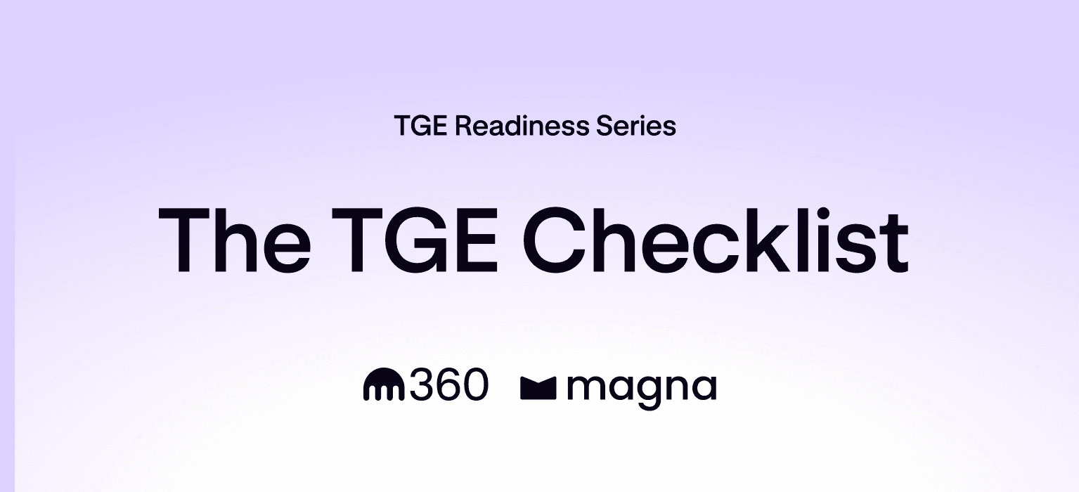 The TGE Checklist