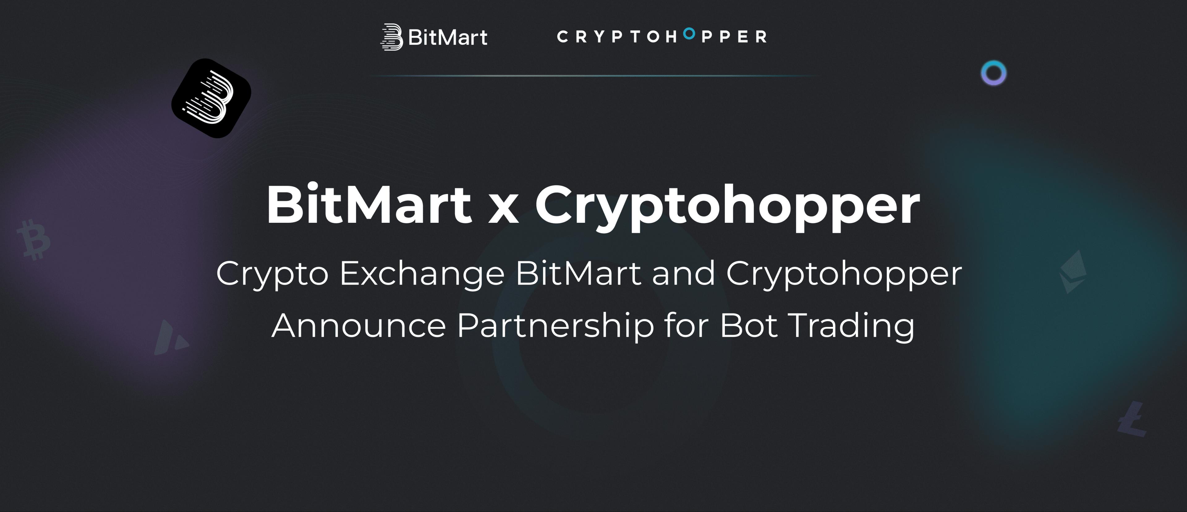 Crypto Exchange BitMart and Cryptohopper Announce Partnership for Bot Trading 