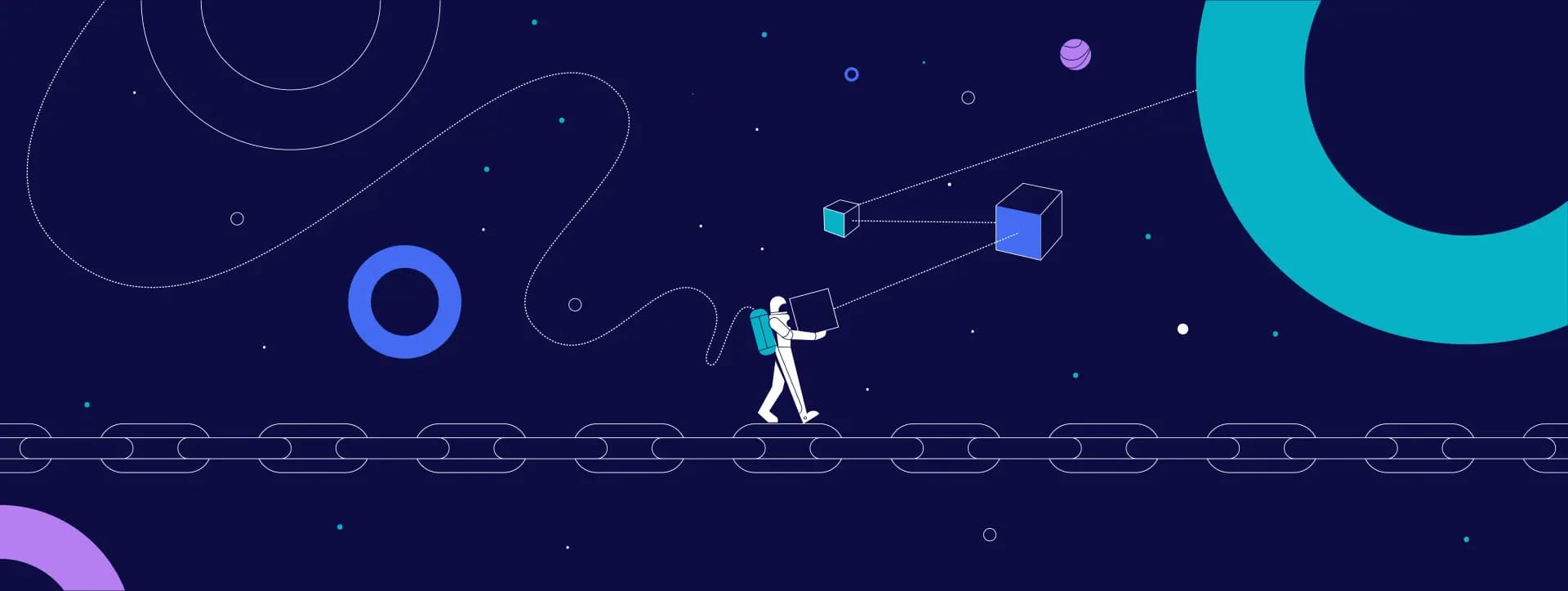 Applications blockchain in supply chain