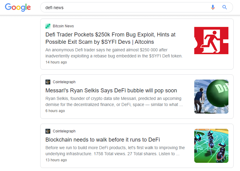 DeFi Tokens Take Center Stage as Crypto Universe Leans In