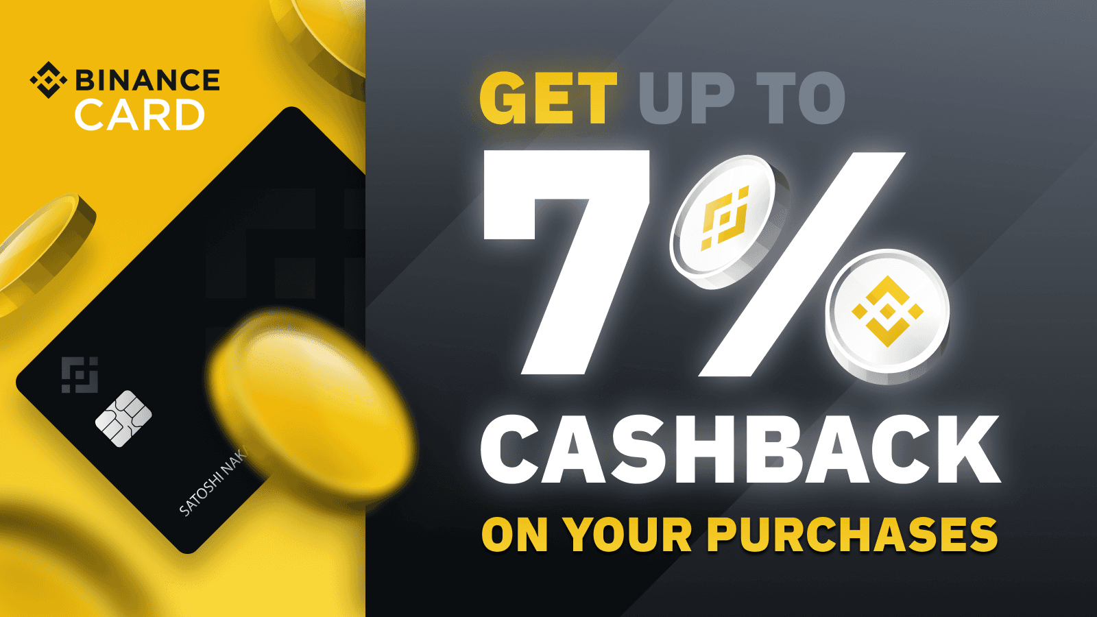 Binance Visa Cards Are Now Available in Europe. Get Up to 7% Cashback.