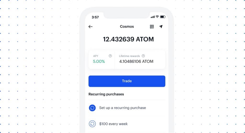 Introducing Cosmos Staking Rewards on Coinbase