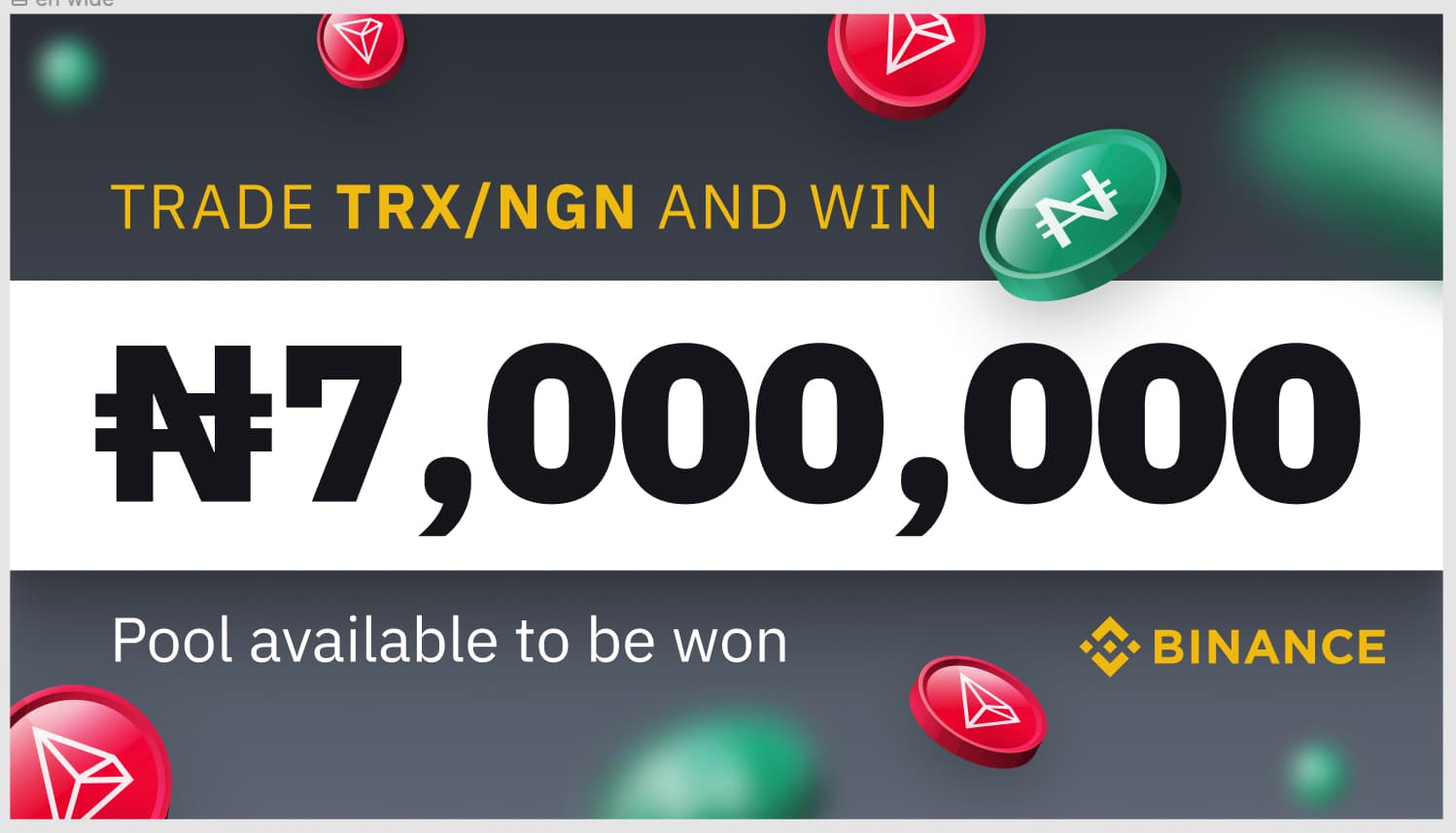 TRX/NGN Trading Competition in Nigeria