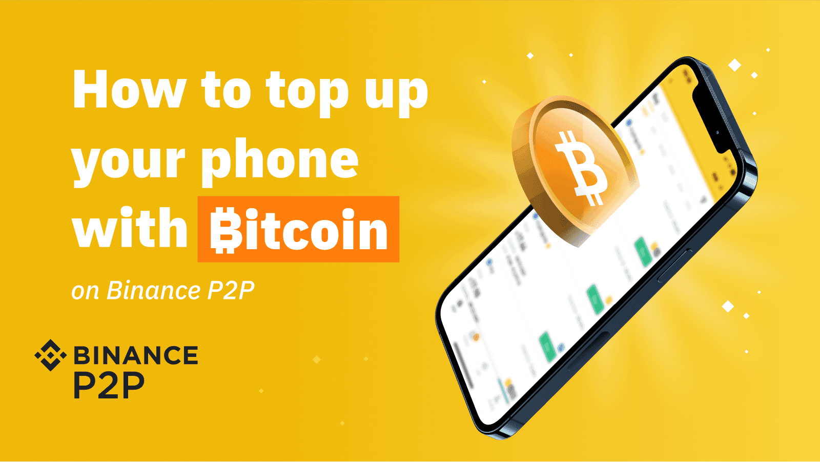 How to Top Up Your Mobile Phone with Bitcoin on Binance P2P