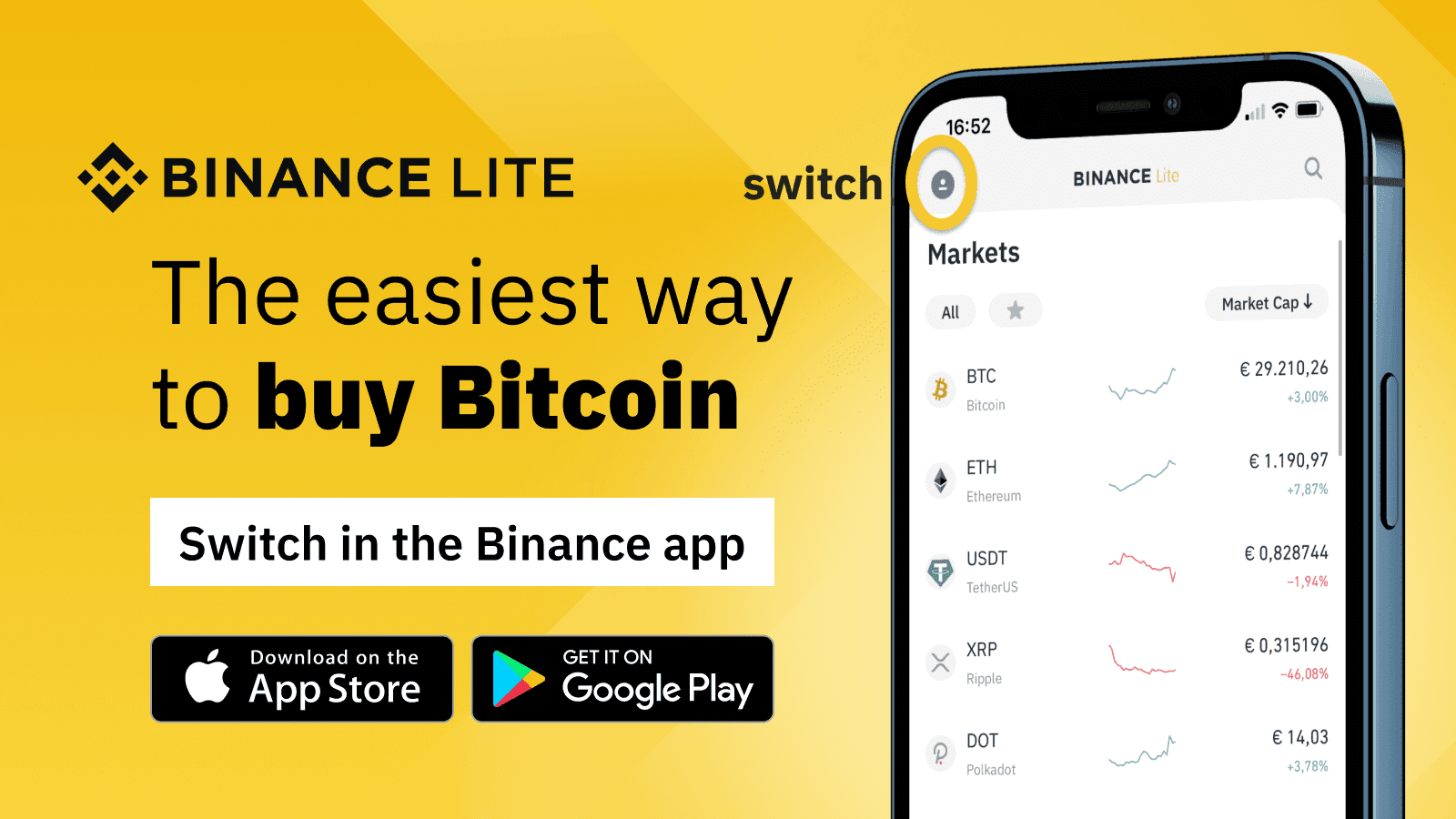 Introducing Lite mode in the Binance app: The Easiest Way To Buy Bitcoin.