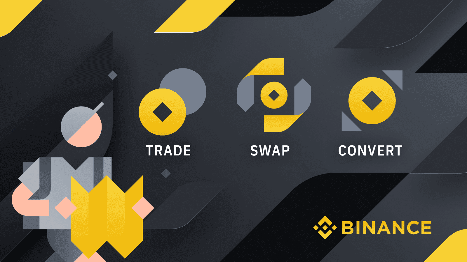 Trade, Swap, or Convert: 3 Ways to Buy Crypto for Binance Launchpool
