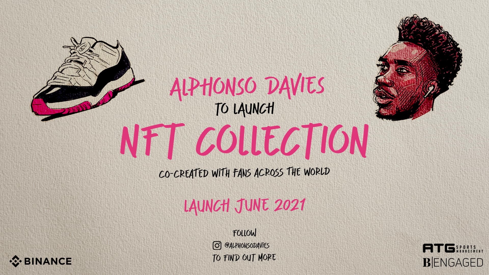 Binance NFT Marketplace Announces Exclusive NFT Collection With Football Star Alphonso Davies
