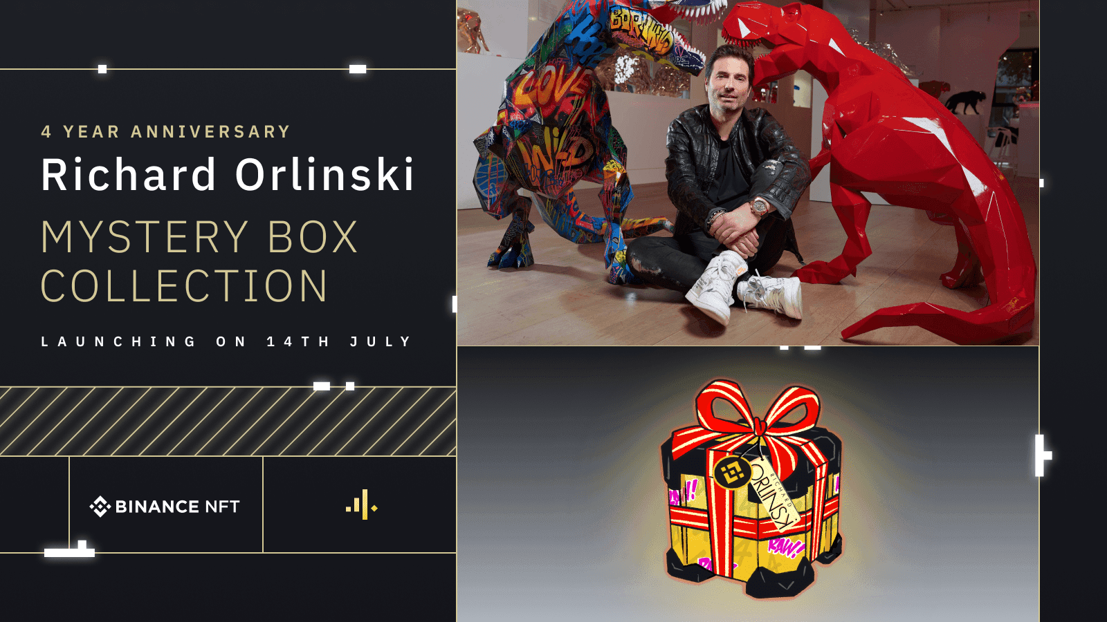 Binance NFT Marketplace Launches Richard Orlinski NFT Collection to Celebrate Binance 4th Anniversary