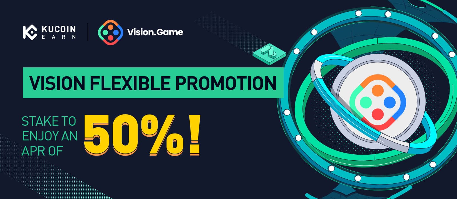 VISION Flexible Promotion, Enjoy an APR of 50%!