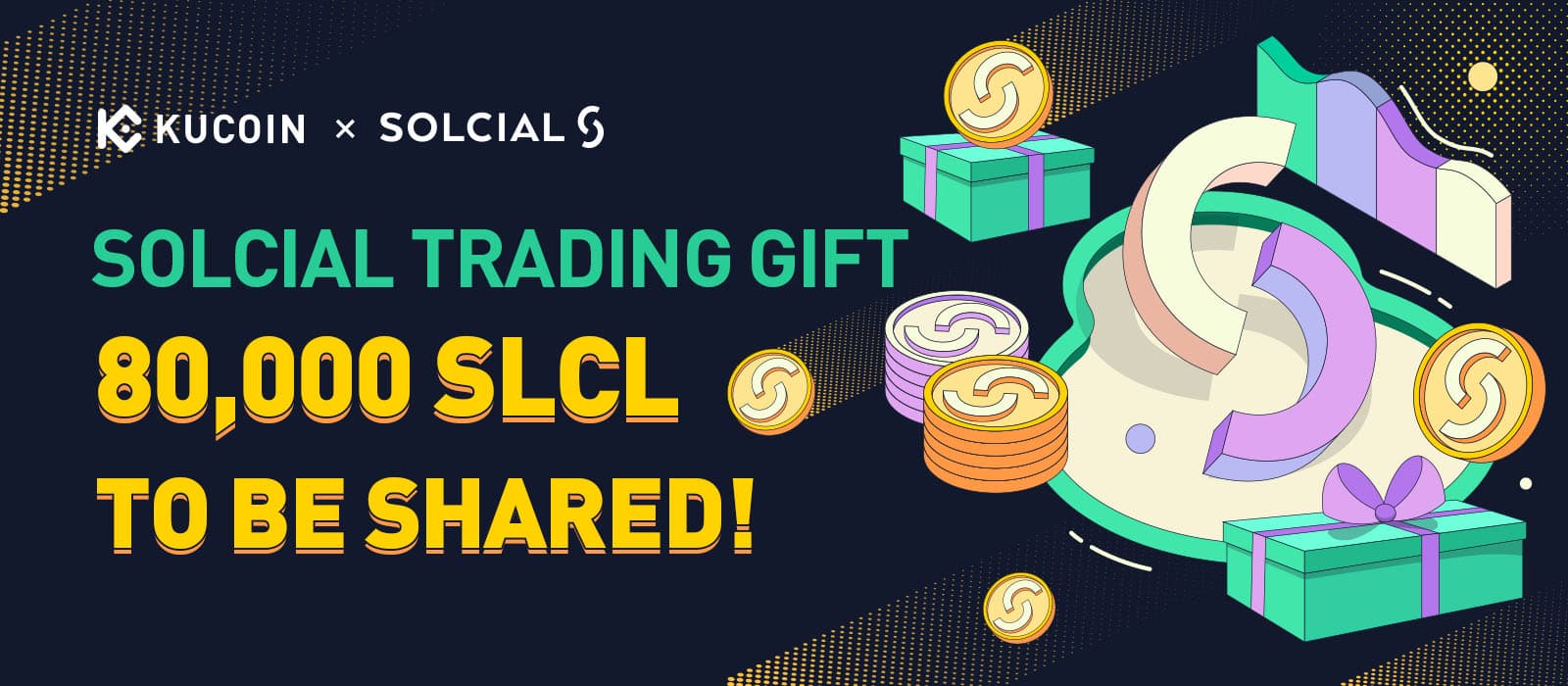 Solcial Trading Gift | 80,000 SLCL To Be Shared!