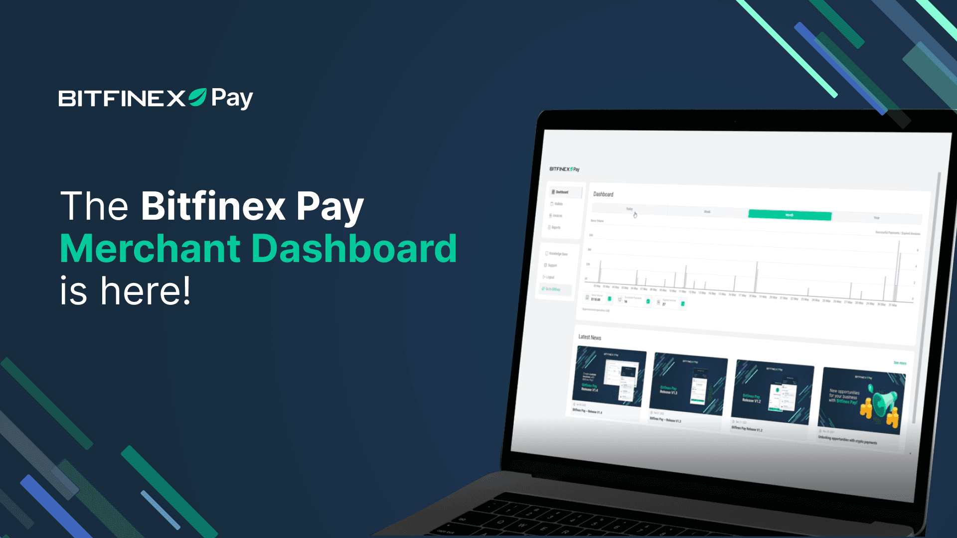 The Bitfinex Pay Merchant Dashboard is here!