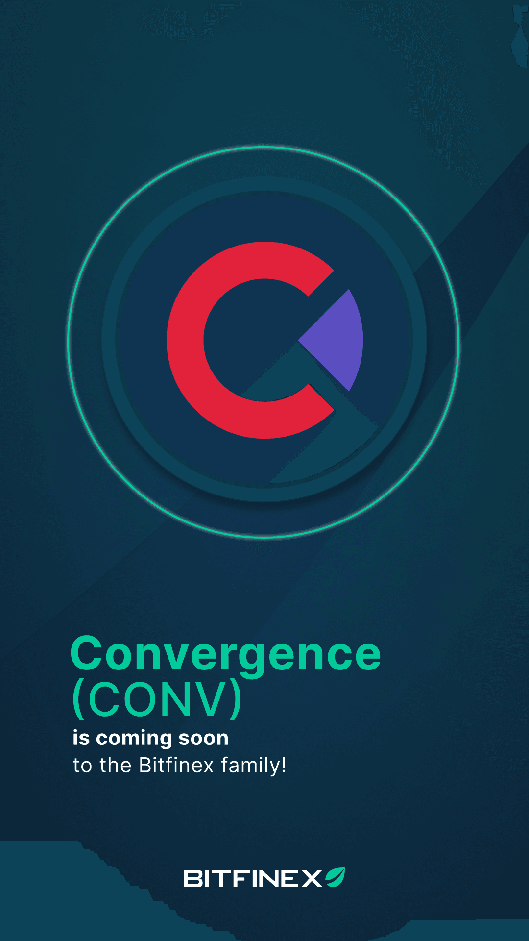 Convergence (CONV) Launches on Bitfinex Enabling Access to Private DeFi Markets