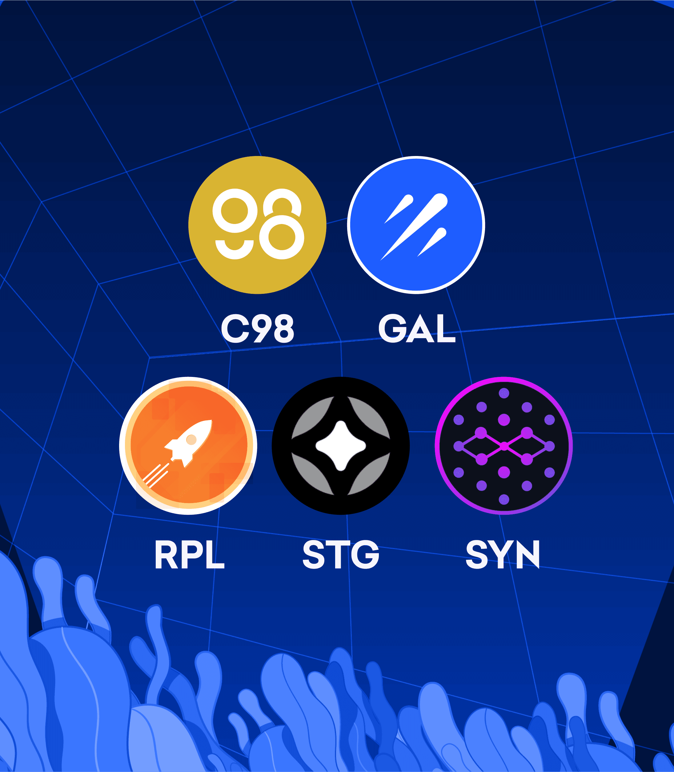 Trading for C98, GAL, RPL, STG and SYN starts September 29 – Deposit Now!