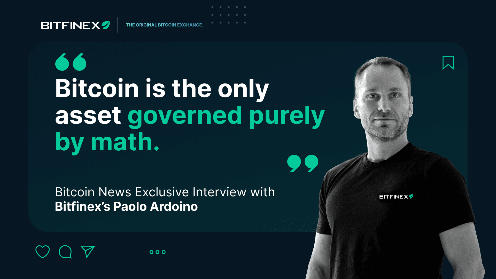 Bitcoin is the Only Asset Governed by Pure Math” – Paolo Ardoino