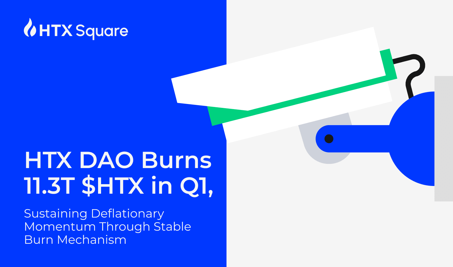 HTX DAO Burns 11.3T $HTX in Q1, Sustaining Deflationary Momentum Through Stable Burn Mechanism