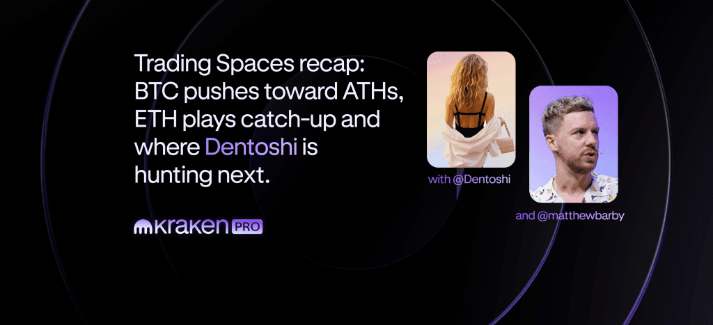 Trading Spaces recap: BTC pushes toward ATHs, ETH plays catch-up and where Dentoshi’s hunting next