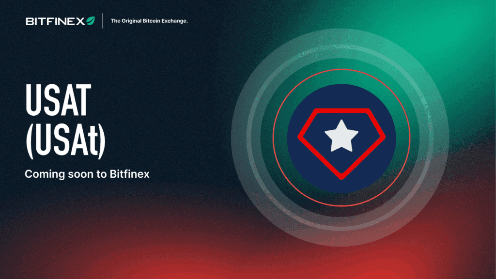 Bitfinex to List USAT (USAt), Tether’s Stablecoin Built for the U.S.