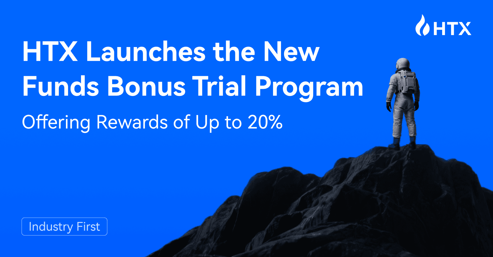 Industry First! HTX Launches the New Funds Bonus Trial Program, Offering Rewards of Up to 20%