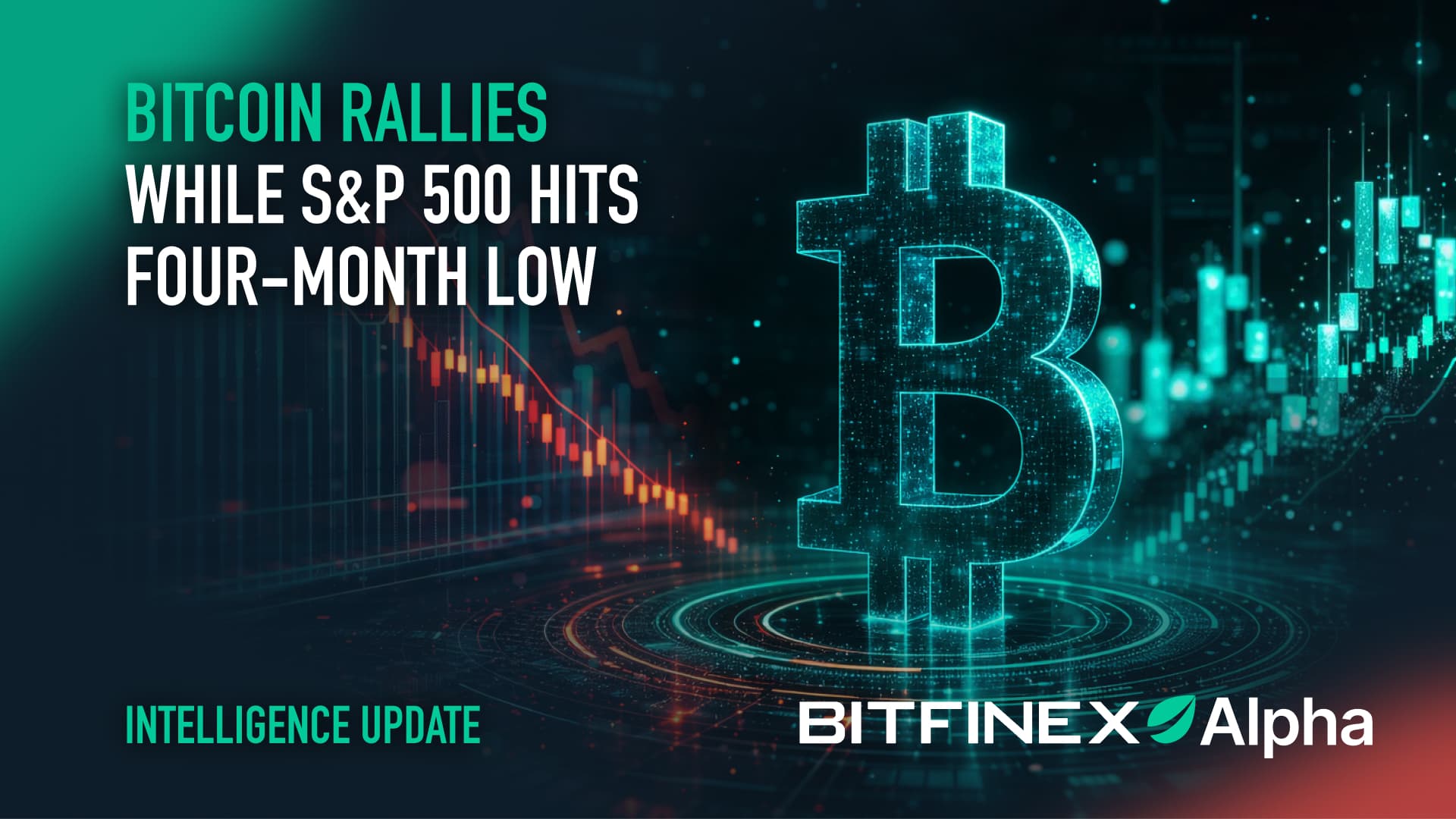 Bitcoin Rallies While S&P 500 Hits Four-Month Low