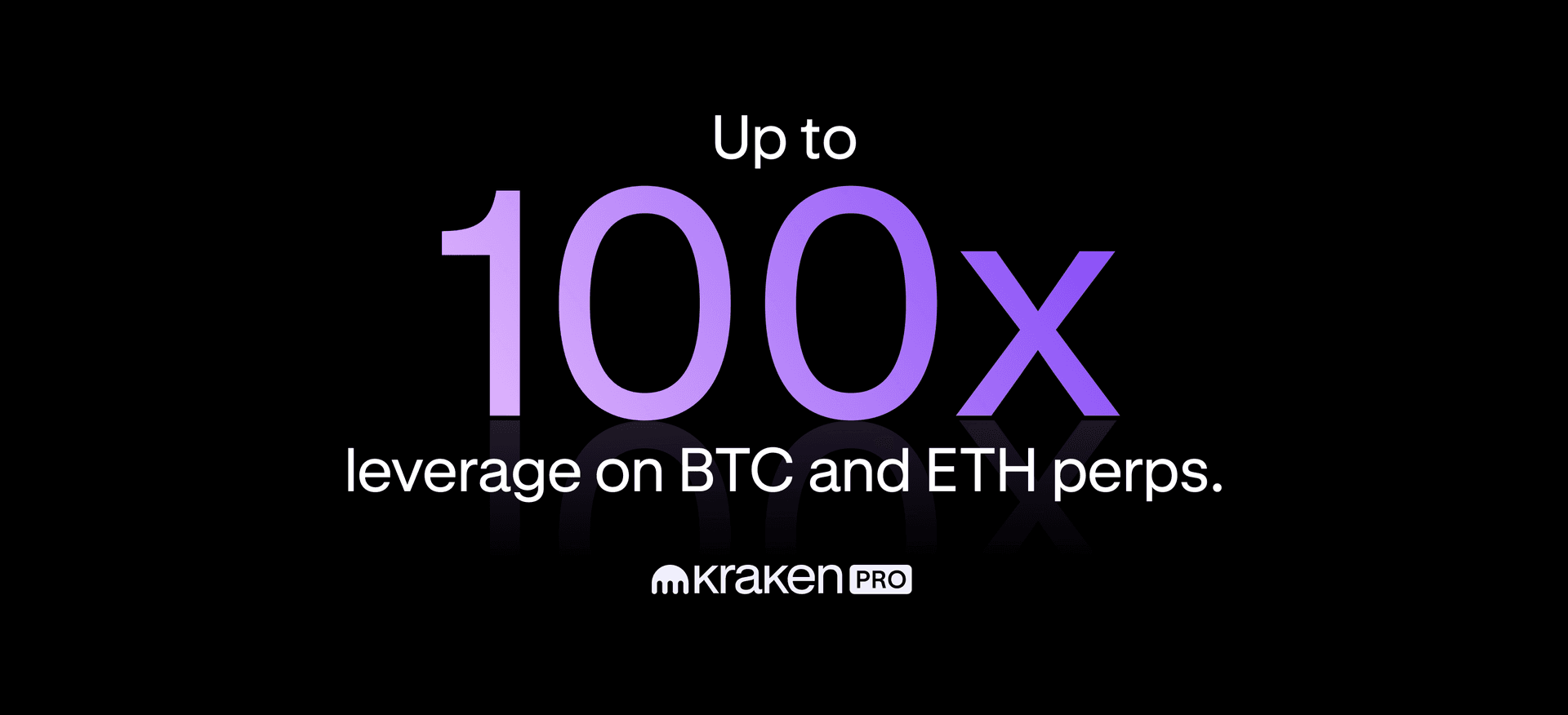 100× leverage on BTC and ETH perps is now live on Kraken Pro