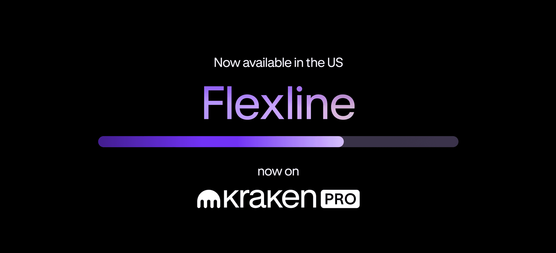 Kraken Flexline is now available to ECP-qualified US users