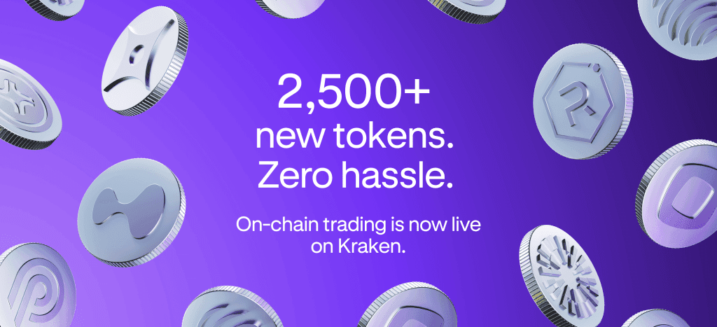 On-chain token trading is now built into the Kraken app