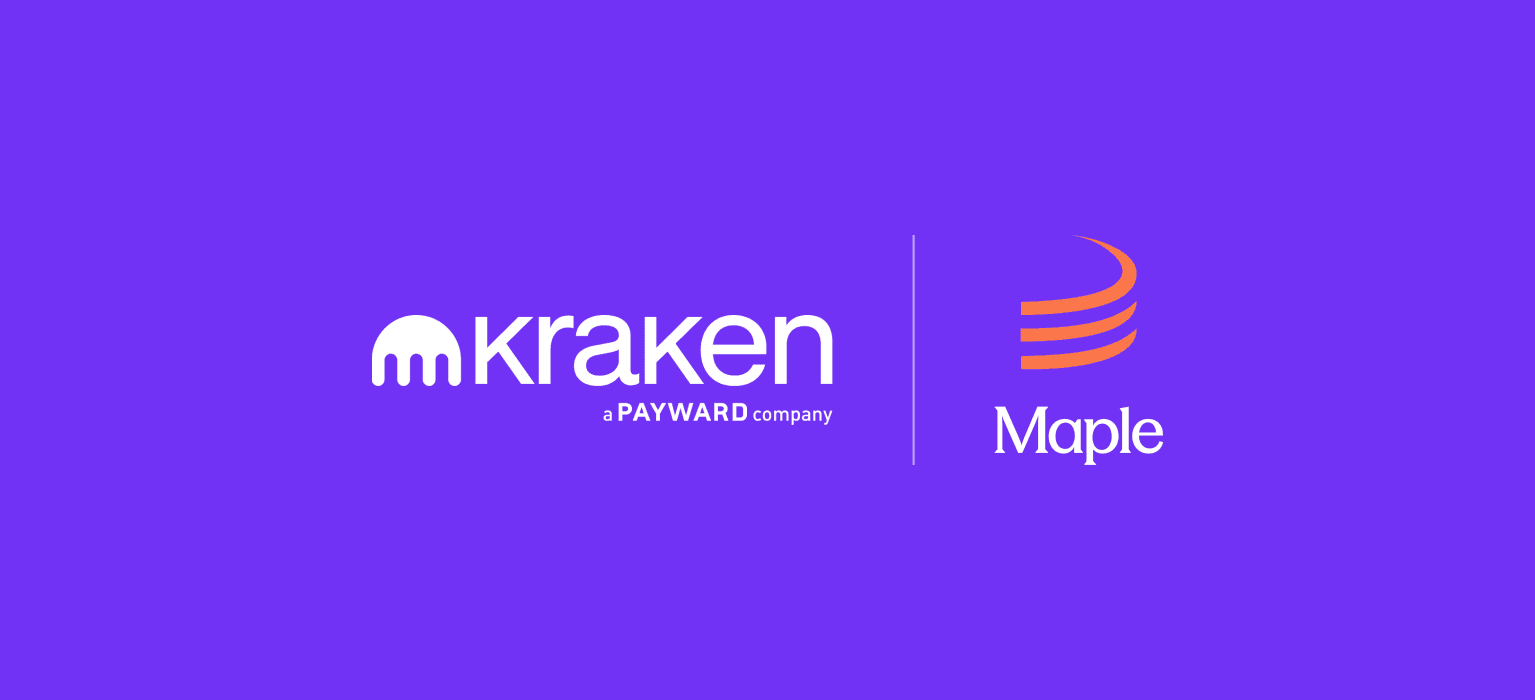 Kraken and Maple close landmark onchain warehouse facility for digital asset-backed loans