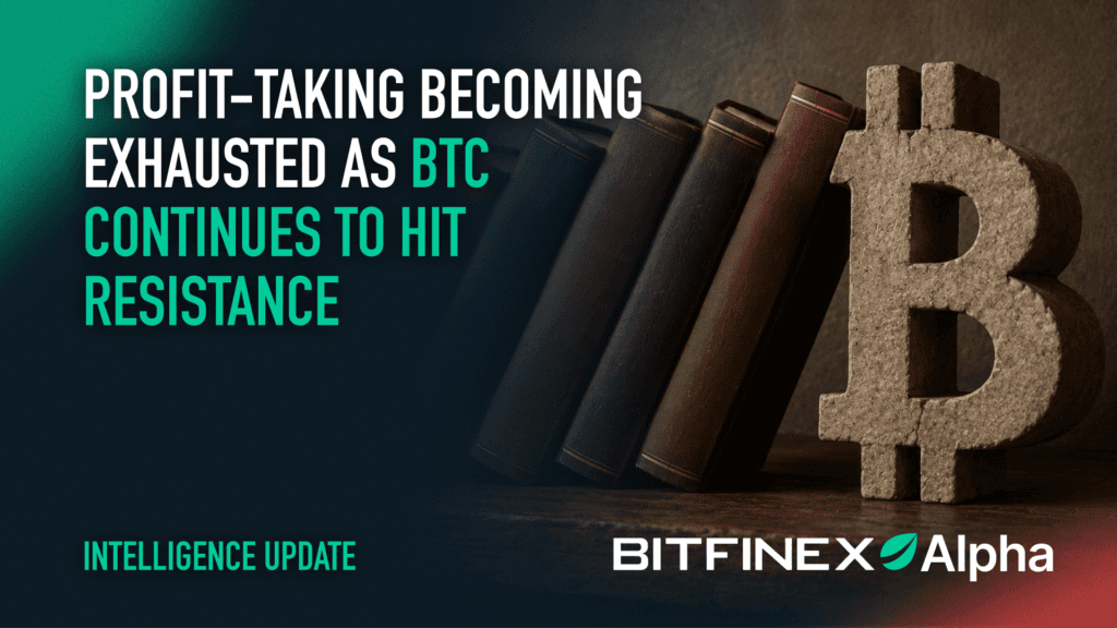 Profit-taking Becoming Exhausted as BTC Continues to Hit Resistance