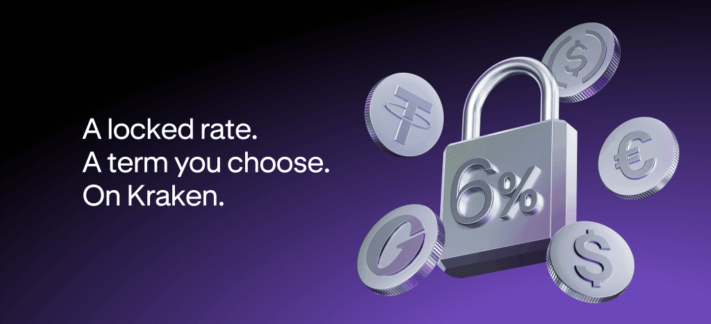 Kraken launches Fixed Rate Rewards, giving eligible clients fixed APYs of up to 6% on cash and stablecoins