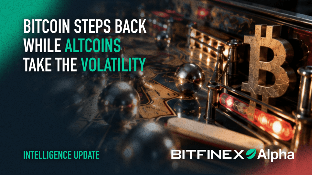 Bitcoin Steps Back While Altcoins Take the Volatility
