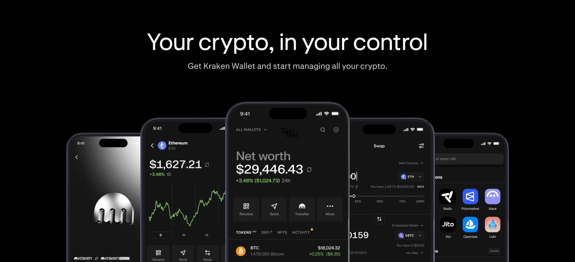 The new Kraken Wallet: self-custody, now with DeFi Earn