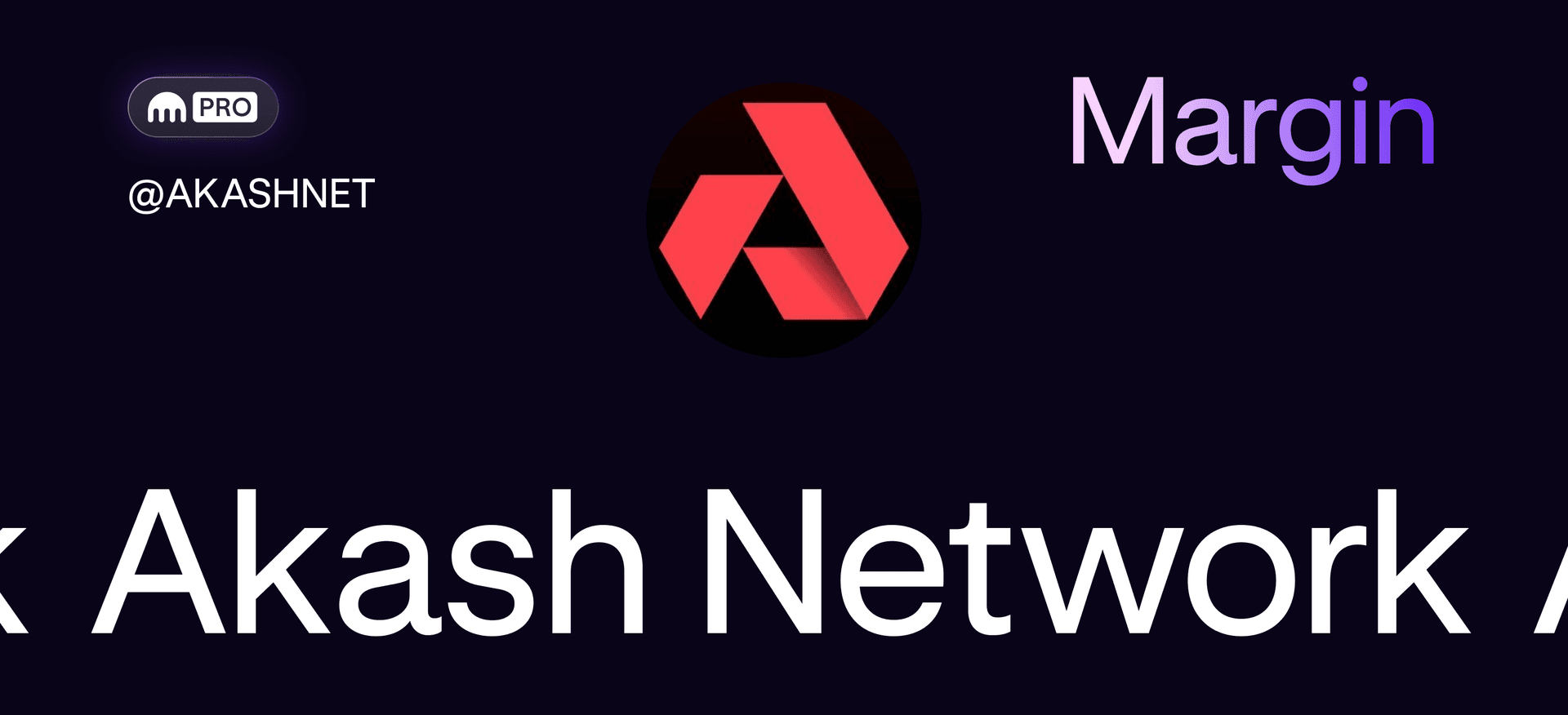 New pair available for margin trading: AKT/USD!