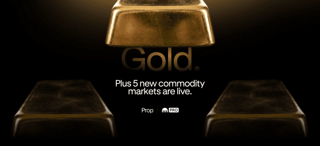 Gold, silver, oil, and other commodities are now live on Kraken Prop at half the commission