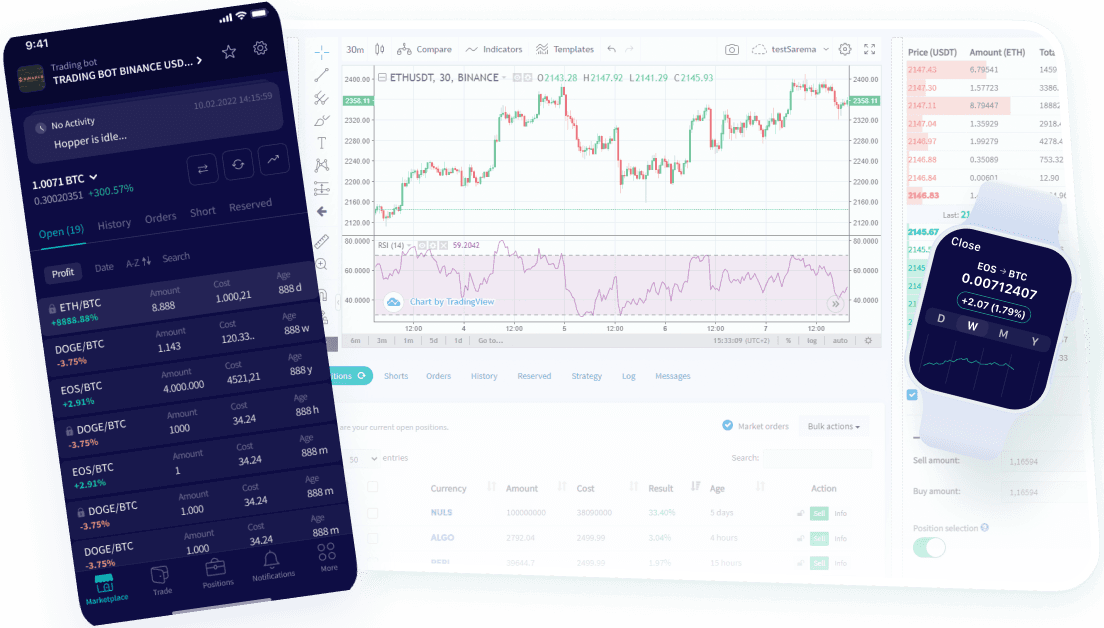Makieta platformy na różnych urządzeniach.