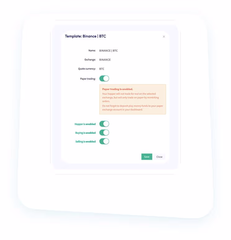 Binance Bot Template